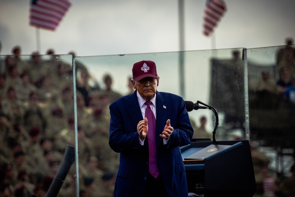 Commander-in-Chief Visits Fort Bragg to Celebrate 250 Years of Army Excellence