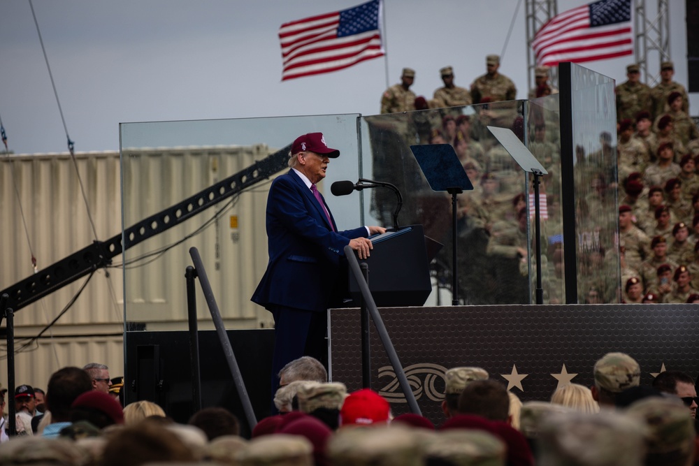Commander-in-Chief Visits Fort Bragg to Celebrate 250 Years of Army Excellence