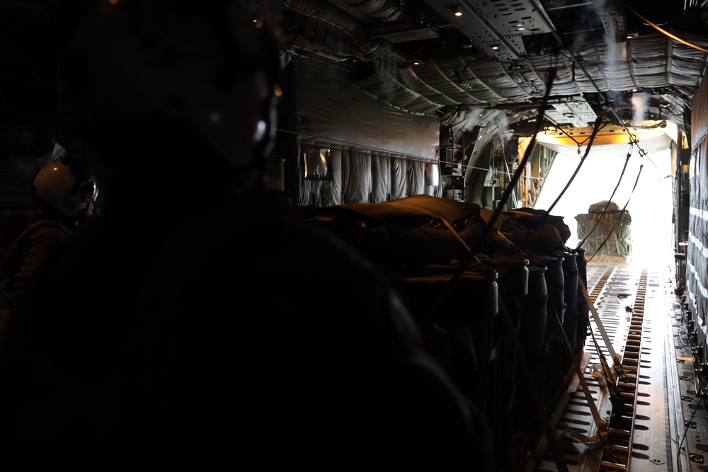 2nd Distribution Support Battalion Conducts Air Delivery
