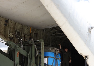 2nd Distribution Support Battalion Conducts Air Delivery