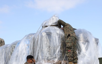 2nd Distribution Support Battalion Conducts Air Delivery