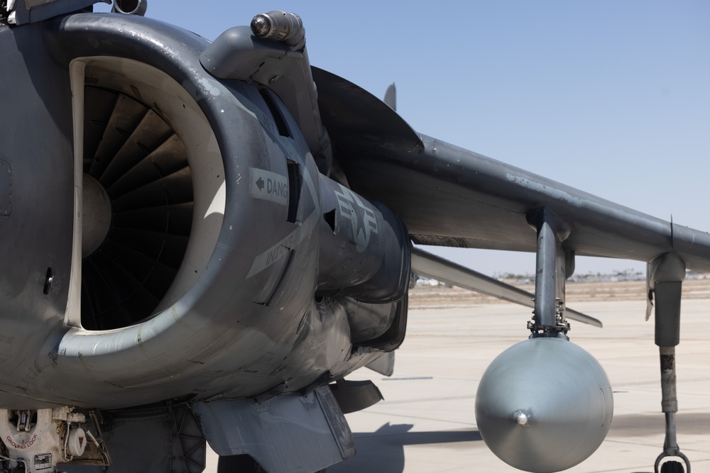 MCAS Yuma Receives Harrier for Display