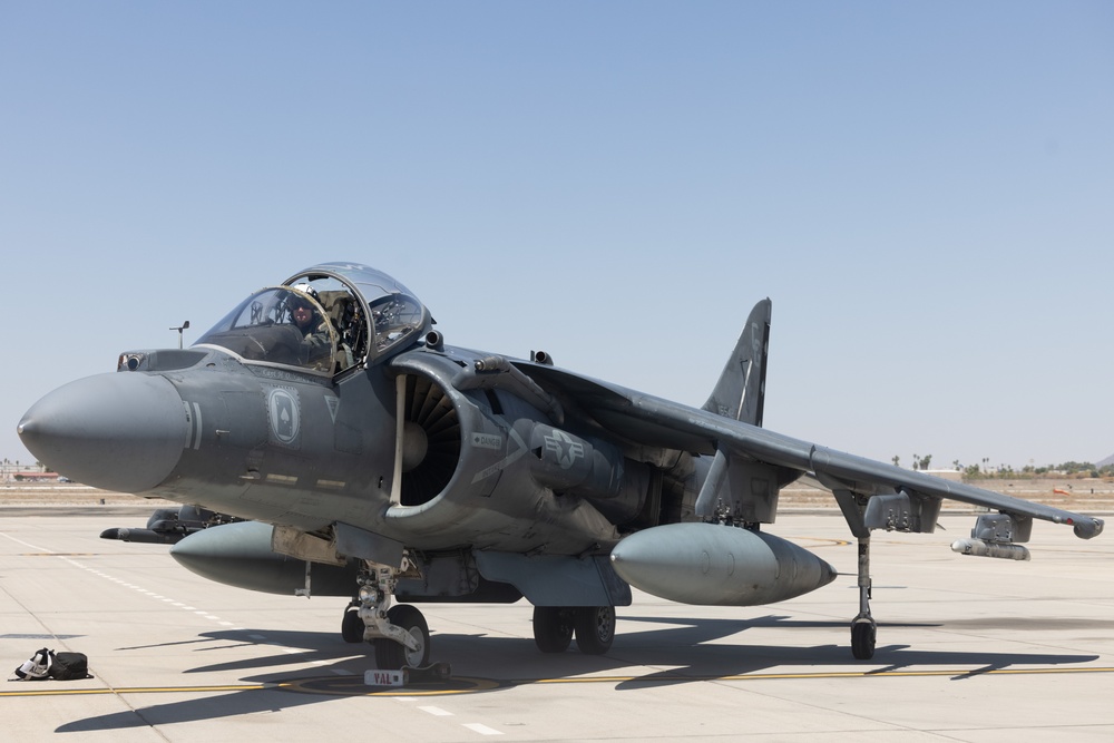 MCAS Yuma Receives Harrier for Display