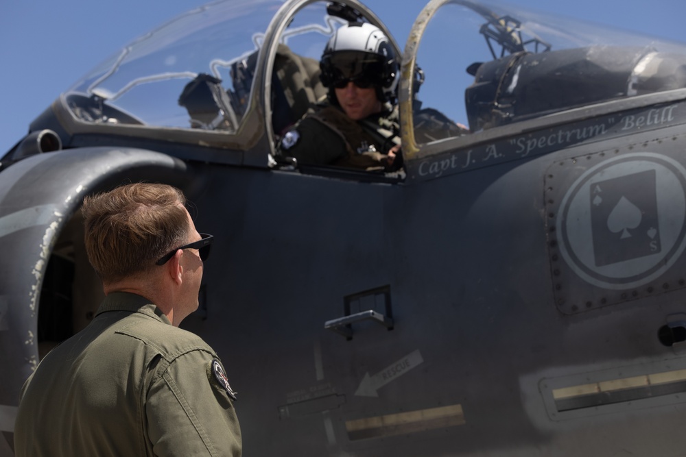 MCAS Yuma Receives Harrier for Display