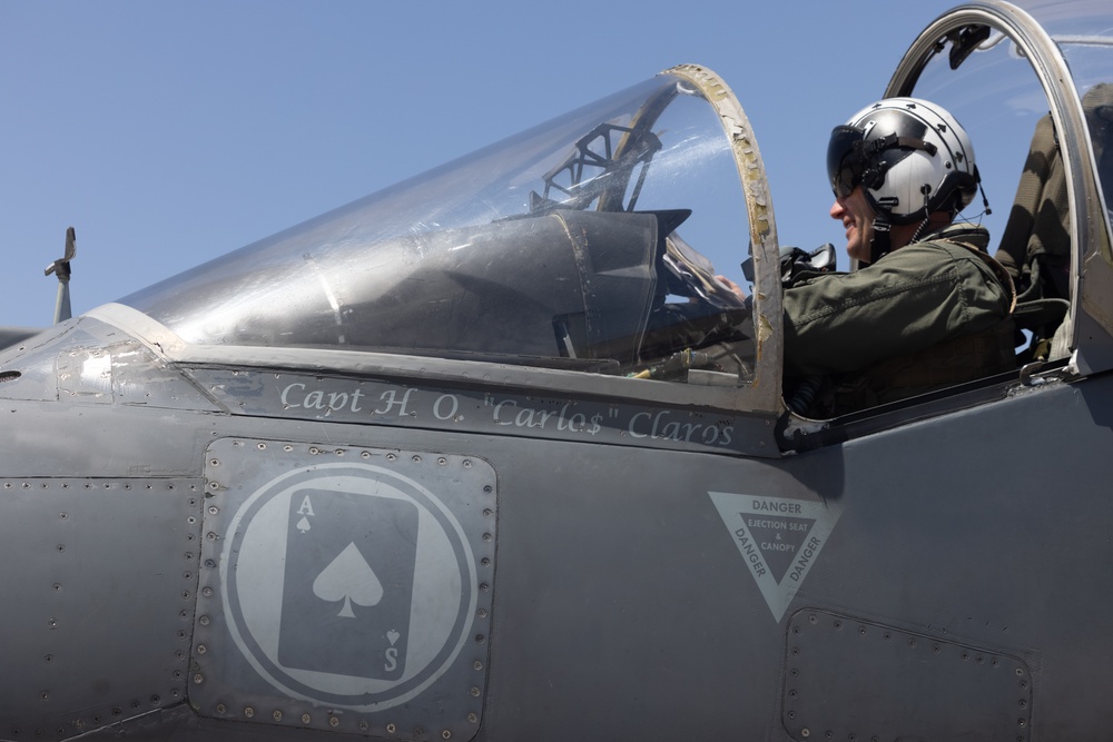MCAS Yuma Receives Harrier for Display