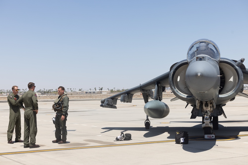 MCAS Yuma Receives Harrier for Display