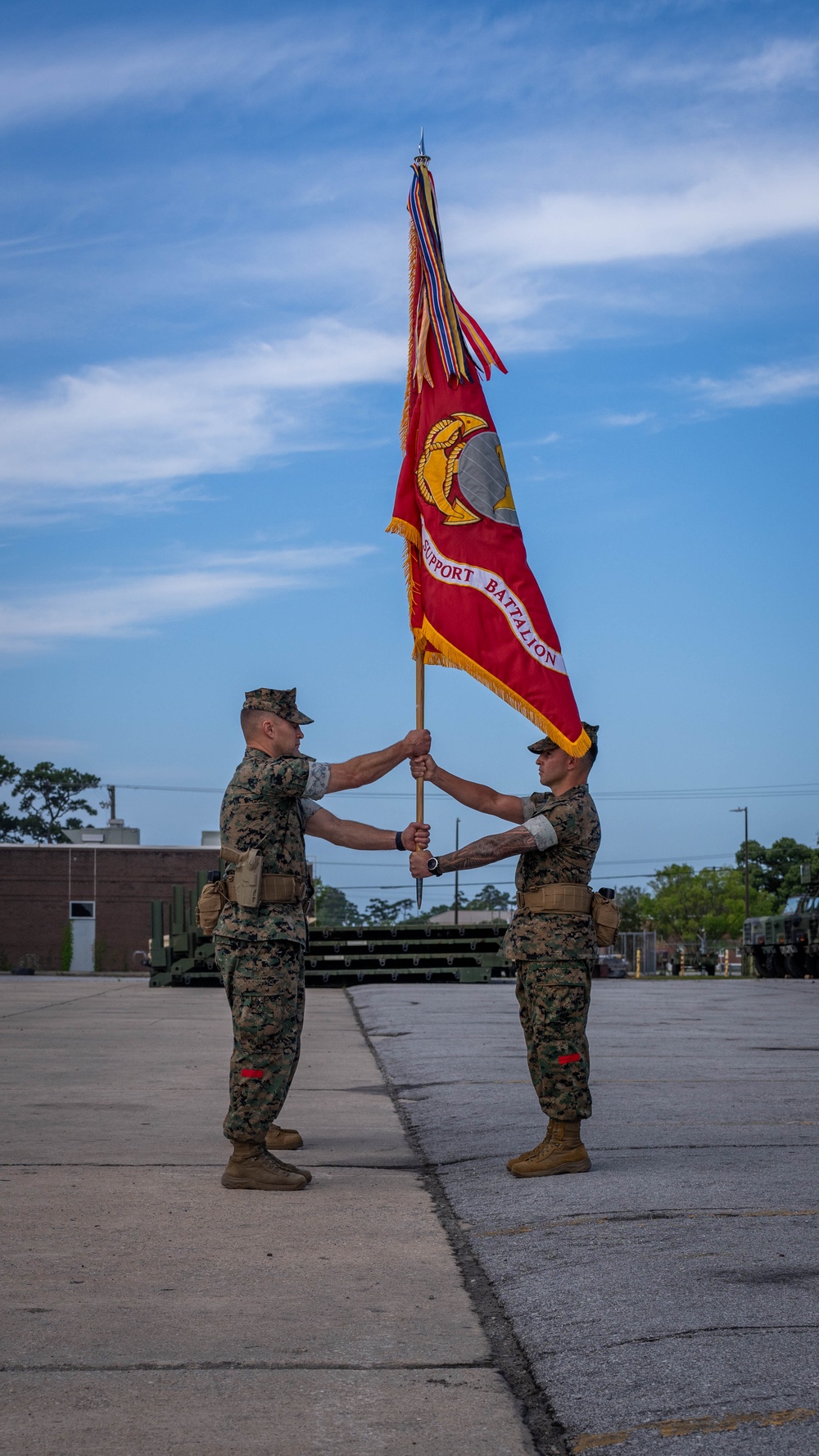 2nd Distribution Support Battalion Change of Command Ceremony