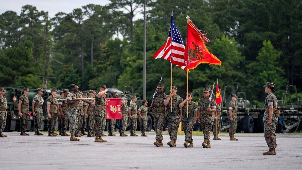 2nd Distribution Support Battalion Change of Command Ceremony