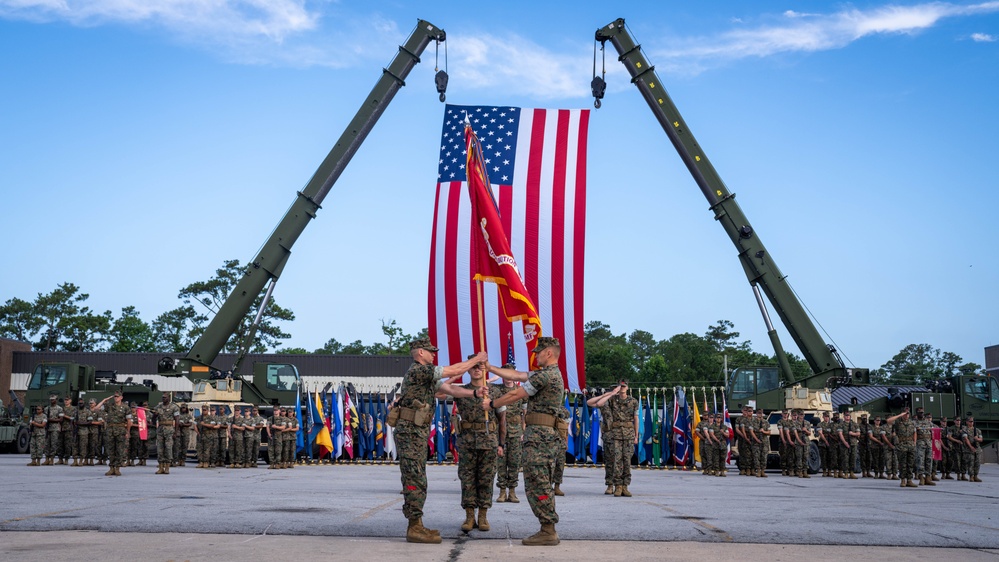 2nd Distribution Support Battalion Change of Command Ceremony