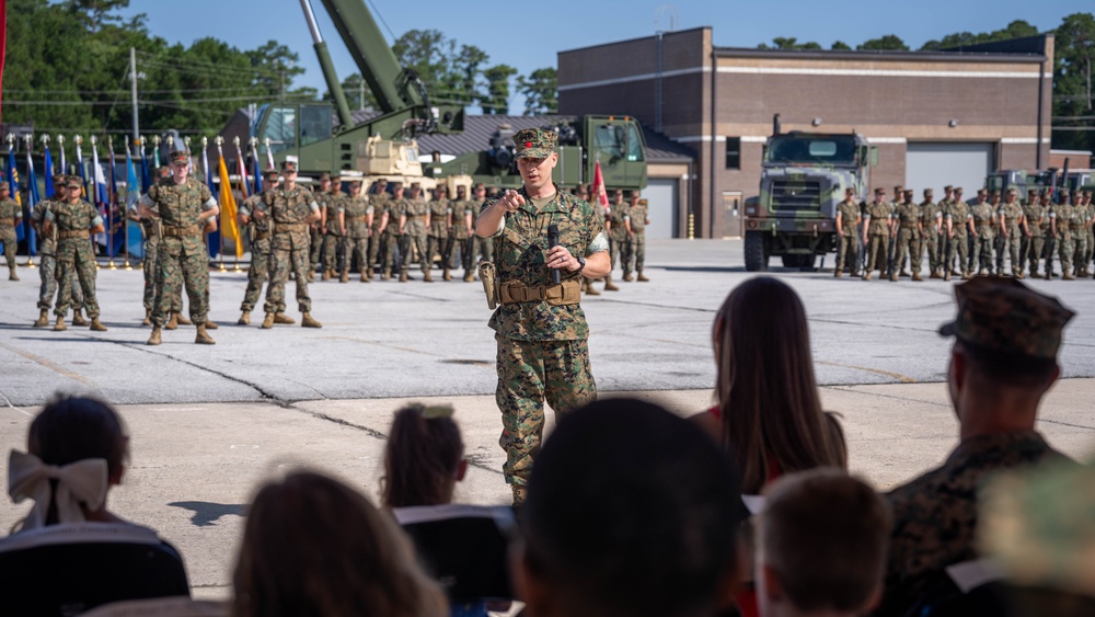 2nd Distribution Support Battalion Change of Command Ceremony