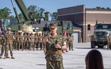 2nd Distribution Support Battalion Change of Command Ceremony