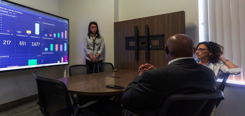 Chief Information Officer for the Department of Defense visits the North Carolina National Guard