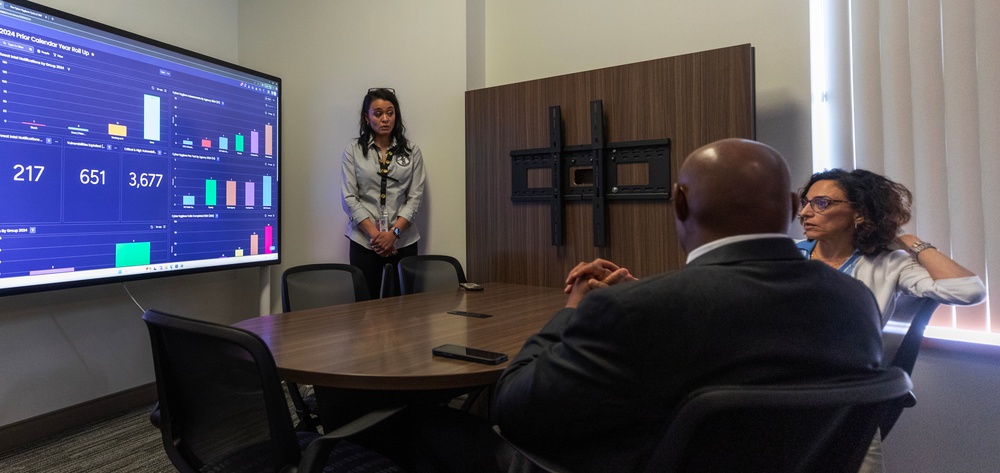 Chief Information Officer for the Department of Defense visits the North Carolina National Guard
