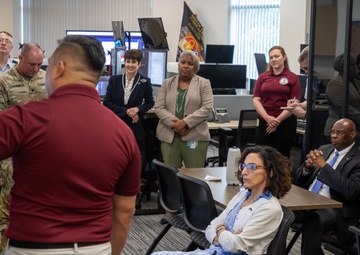 Chief Information Officer for the Department of Defense visits the North Carolina National Guard