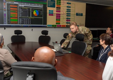 Chief Information Officer for the Department of Defense visits the North Carolina National Guard