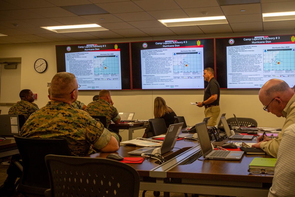 2025 Destructive Weather Exercise on MCB Camp Lejeune