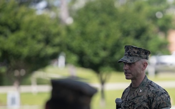 Marine Wing Headquarters Squadron 2 change of command ceremony