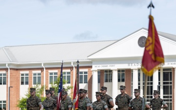 Marine Wing Headquarters Squadron 2 change of command ceremony
