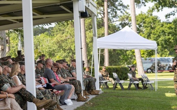 Marine Wing Headquarters Squadron 2 change of command ceremony