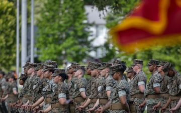 Marine Wing Headquarters Squadron 2 change of command ceremony