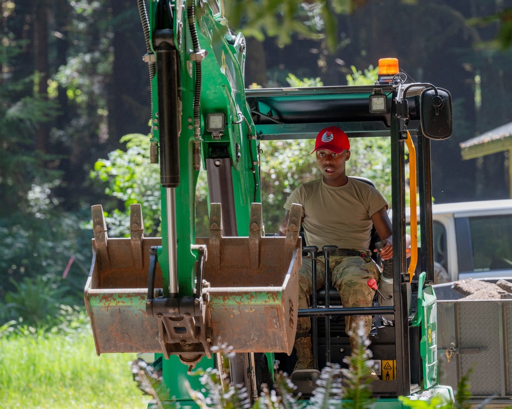 Citizen Airmen restore Redwood facilities during Innovative Readiness Training