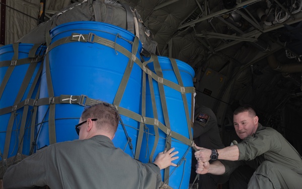 2nd Distribution Support Battalion Conducts Air Delivery