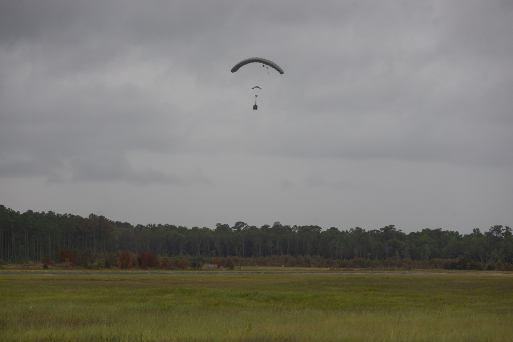 2nd Distribution Support Battalion Conducts Air Delivery