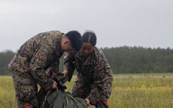 2nd Distribution Support Battalion Conducts Air Delivery