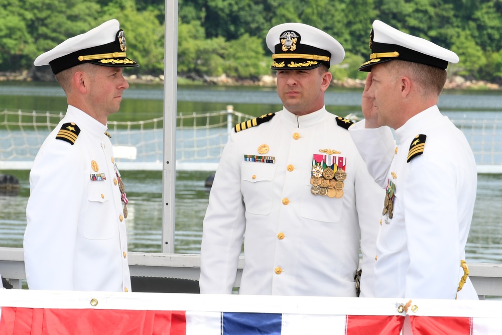 USS Indiana (SSN 789) changes command