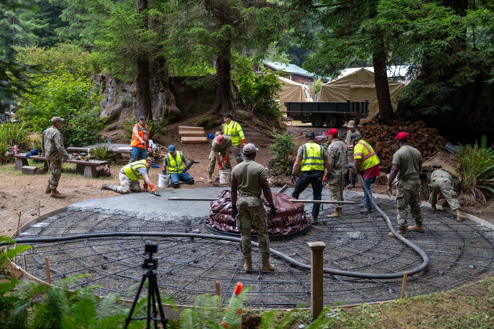 Citizen Airmen restore Redwood facilities during Innovative Readiness Training