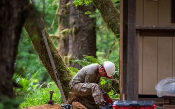Citizen Airmen restore Redwood facilities during Innovative Readiness Training
