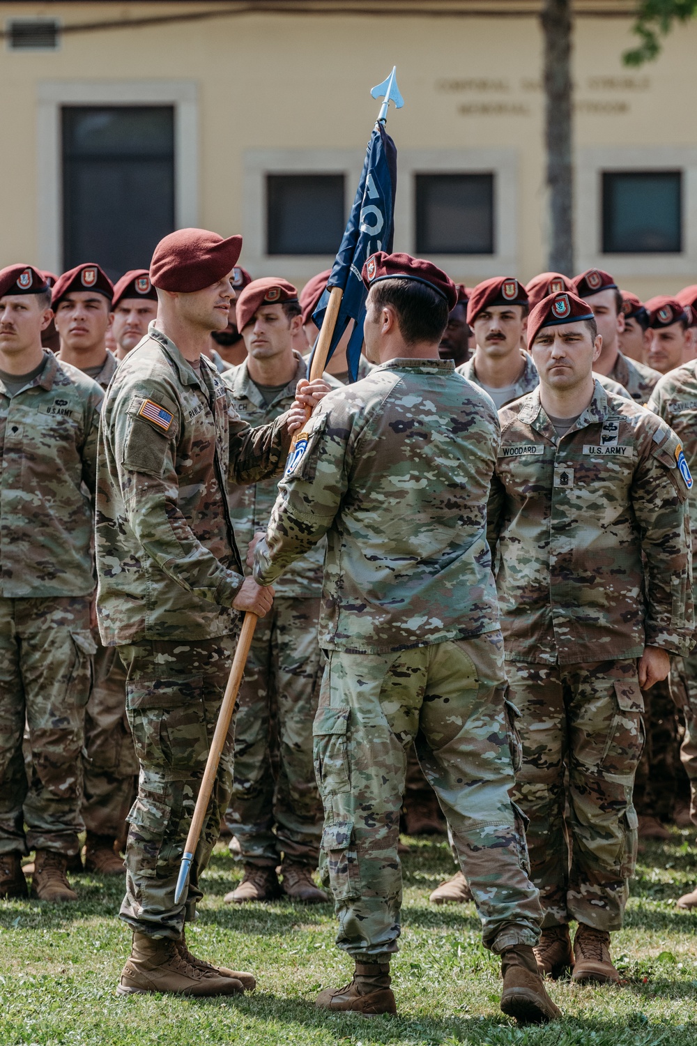 Legion Company, 1st Battalion, 503rd Infantry Regiment Change of Command Ceremony