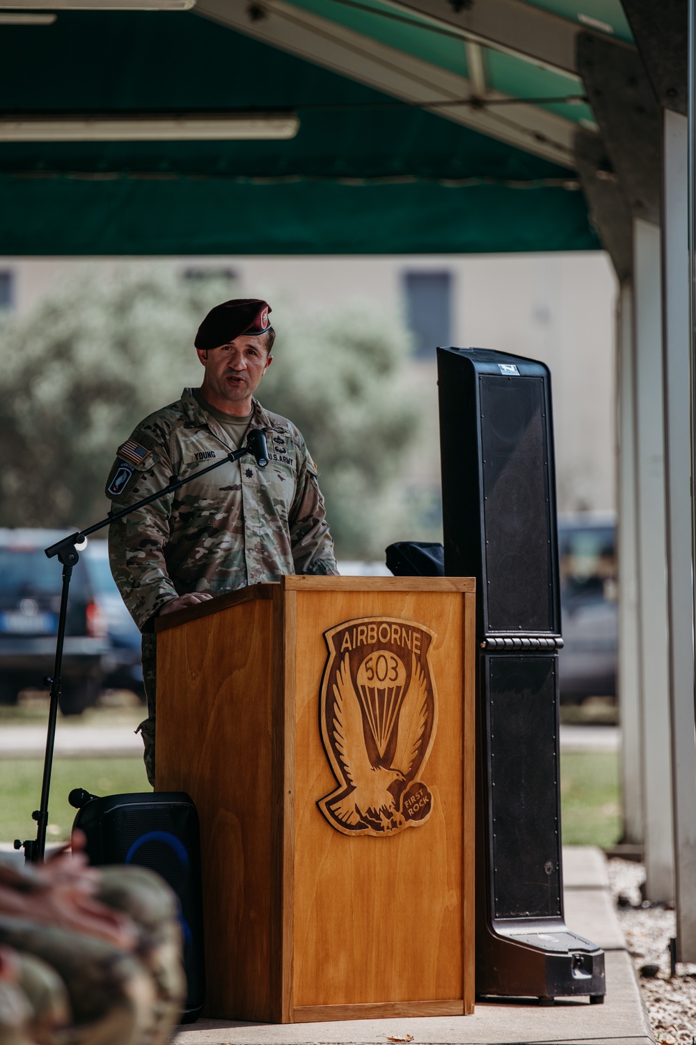 Legion Company, 1st Battalion, 503rd Infantry Regiment Change of Command Ceremony