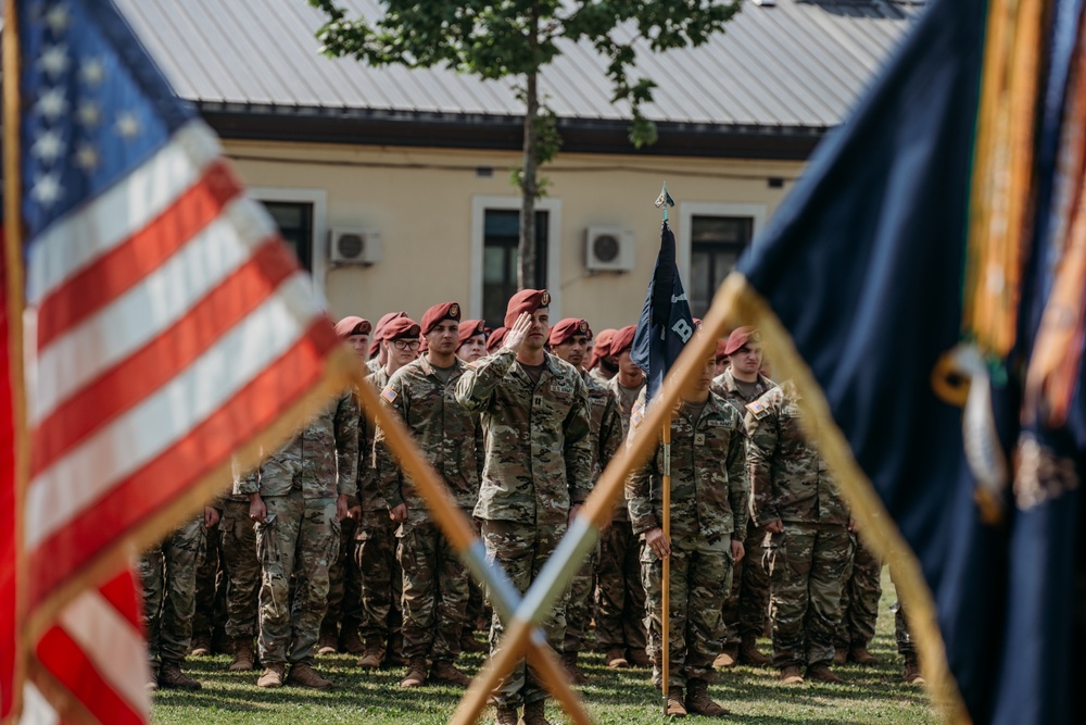 Legion Company, 1st Battalion, 503rd Infantry Regiment Change of Command Ceremony