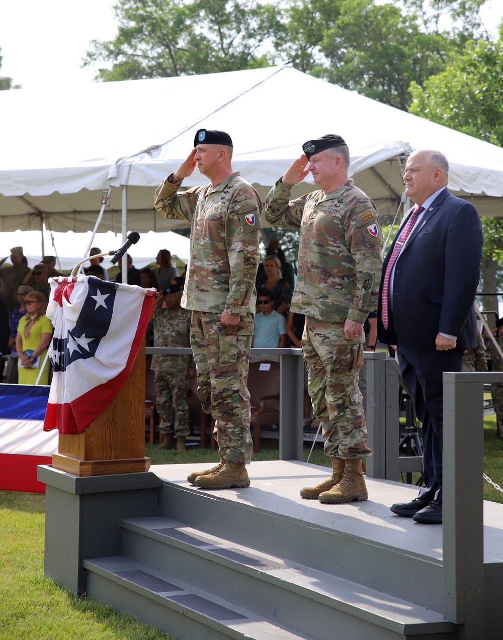 ASC relinquishment of command