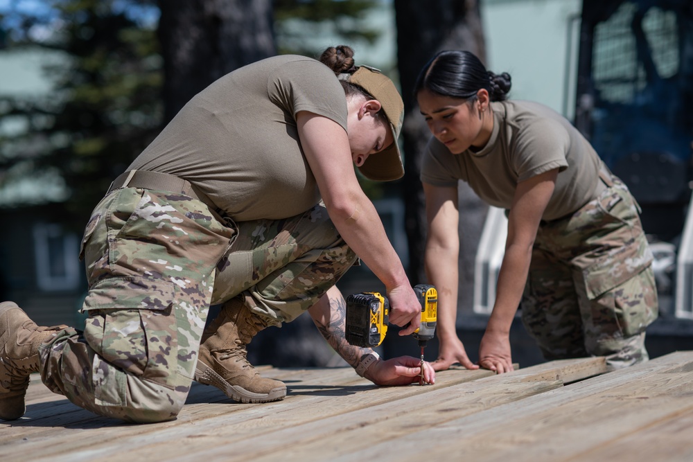 141st Civil Engineer Squadron Deployment for Training in Seward, Alaska