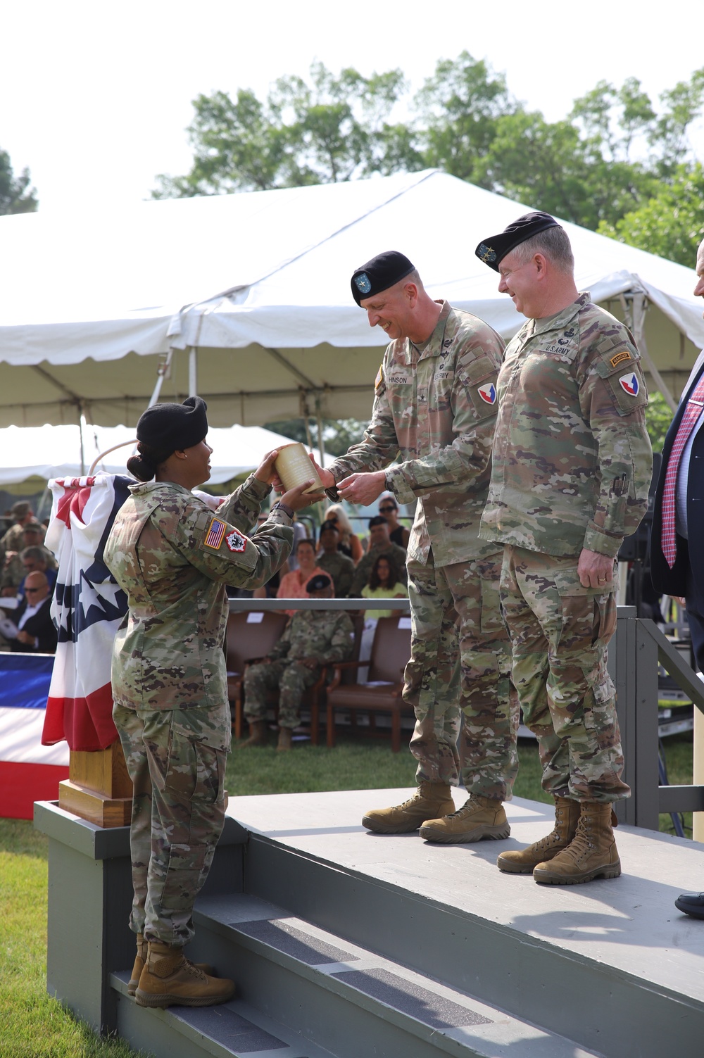 ASC relinquishment of command