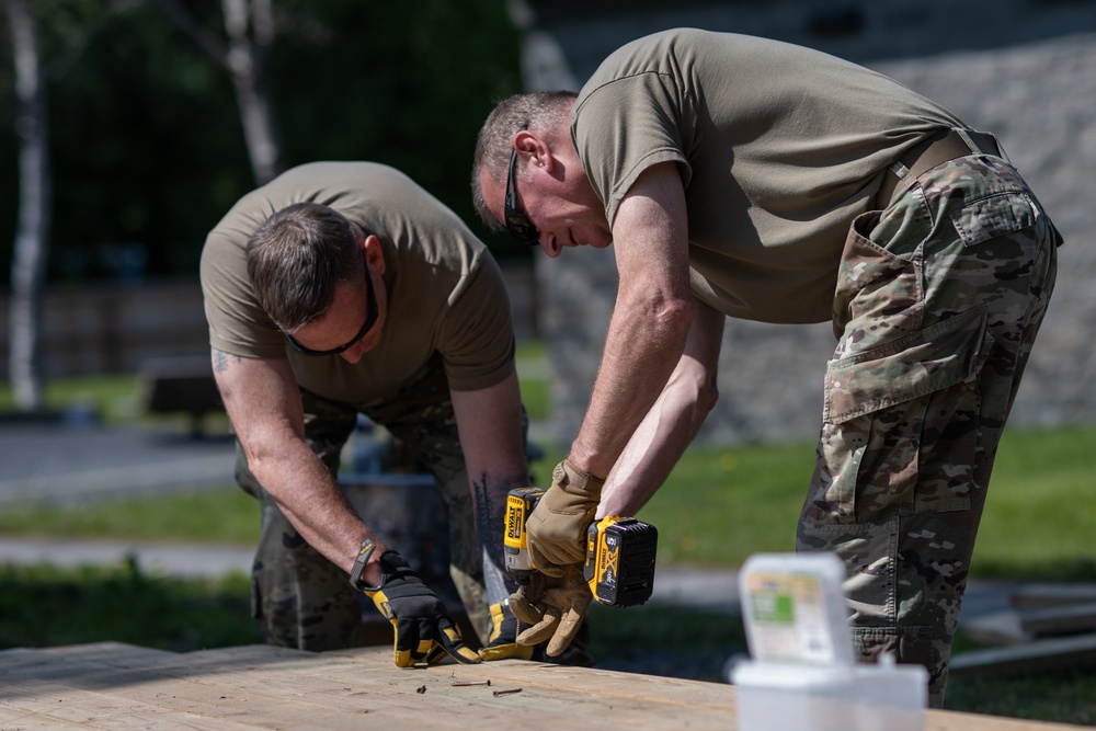 141st Civil Engineer Squadron Deployment for Training in Seward, Alaska