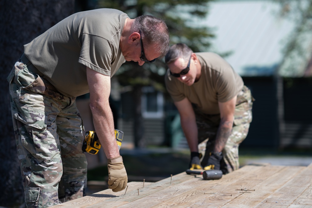 141st Civil Engineer Squadron Deployment for Training in Seward, Alaska