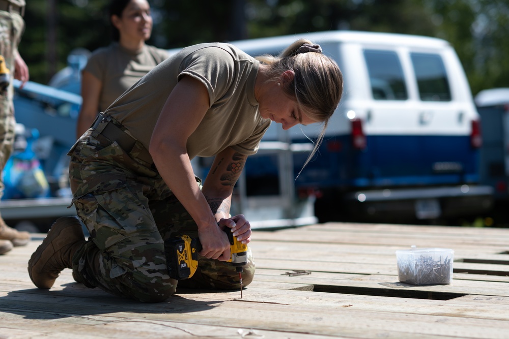 141st Civil Engineer Squadron Deployment for Training in Seward, Alaska
