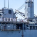MANNING THE RAILS ABOARD USS HARPERS FERRY