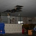 Historic hangar damaged during fire caused by suspected lightning strike