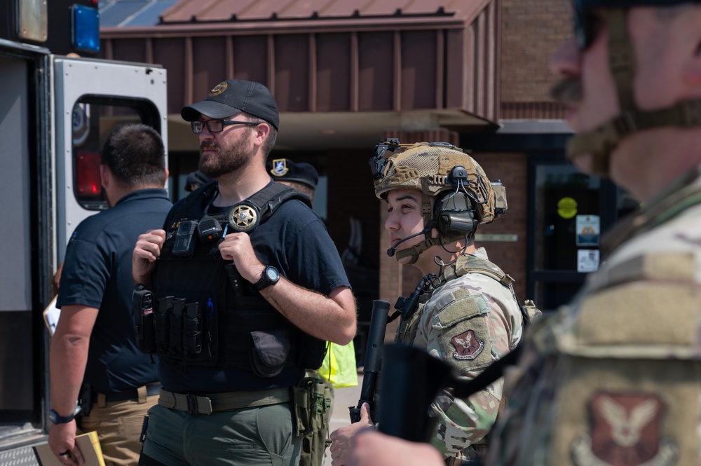 Base responders participate in readiness exercise at Whiteman AFB