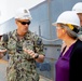 Madeline Mortelmans Visits Naval Base Point Loma