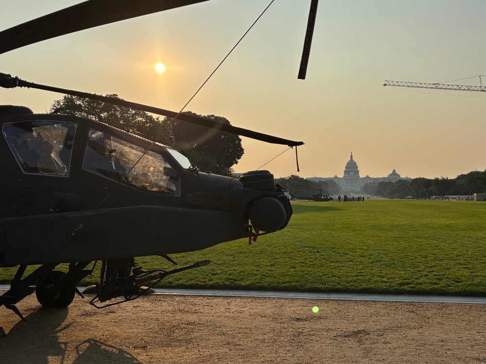 Flying Into History: The NC National Guard Apache Team at the Army’s 250th Birthday Celebration