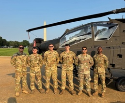Flying Into History: The NC National Guard Apache Team at the Army’s 250th Birthday Celebration