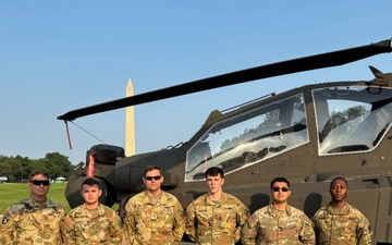 Flying Into History: The NC National Guard Apache Team at the Army’s 250th Birthday Celebration