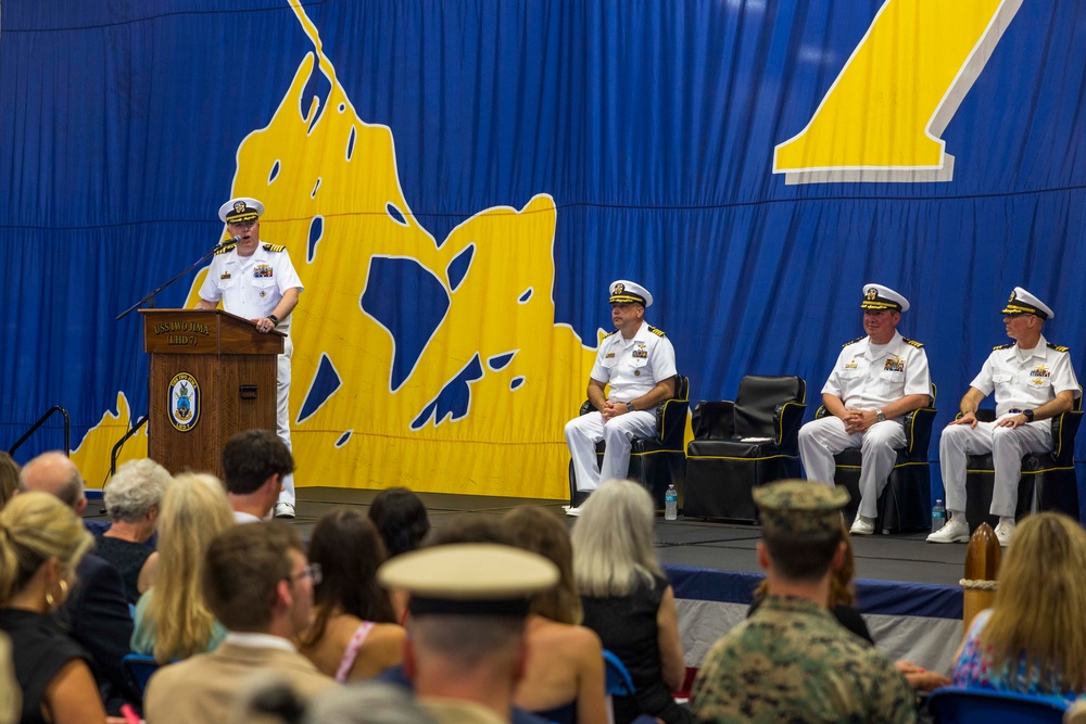 2025 USS Iwo Jima Change of Command