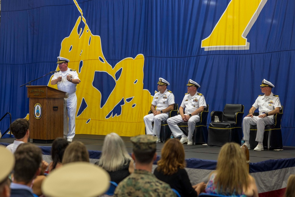 2025 USS Iwo Jima Change of Command