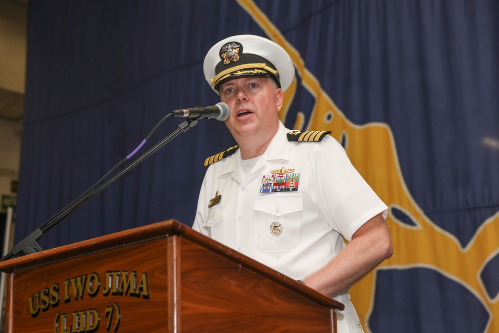 2025 USS Iwo Jima Change of Command